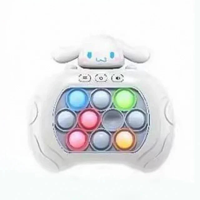 Sanrio Stitch Quick Push Bubbles Game Machine for Kids, Fun Whac-A-Mole Squeezer, Anti Stress Sensory Fidget Toy, New Gifts