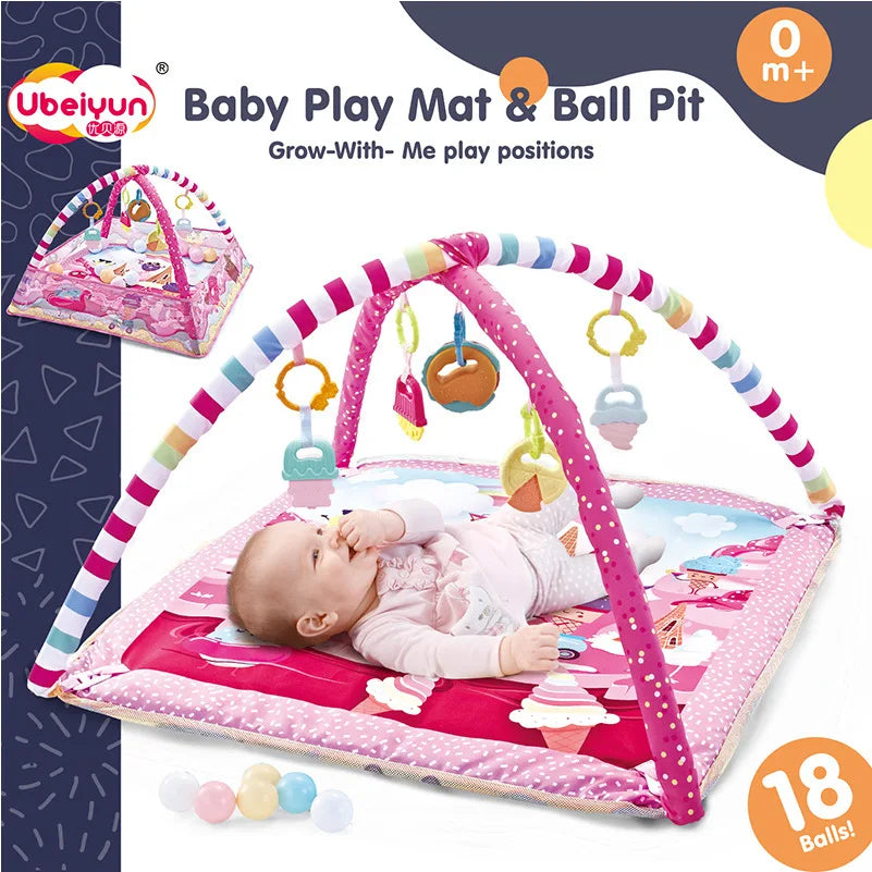 Multifunctional Fitness Frame For Children Educational Mat Crawling Blanket Infant Play Rug Kids Activity Mat Gym Baby Toys Gift