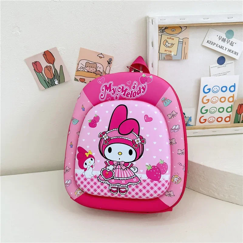 New children backpack kindergarten boys and girls cartoon animation hard shell small schoolbag small class backpack