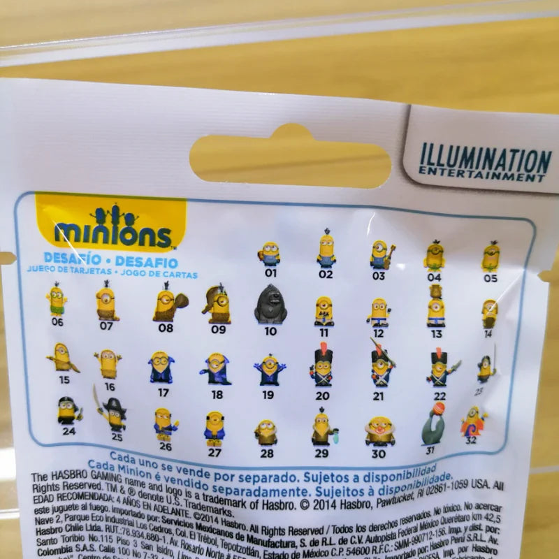 Hasbro Rumble City Limited Minion Blind Box Despicables Me Godfather Mini Yellow Man with Card Game for Kids Creative Gift
