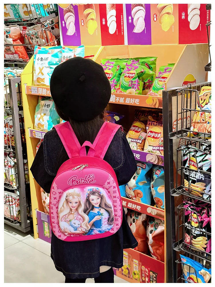 New children backpack kindergarten boys and girls cartoon animation hard shell small schoolbag small class backpack