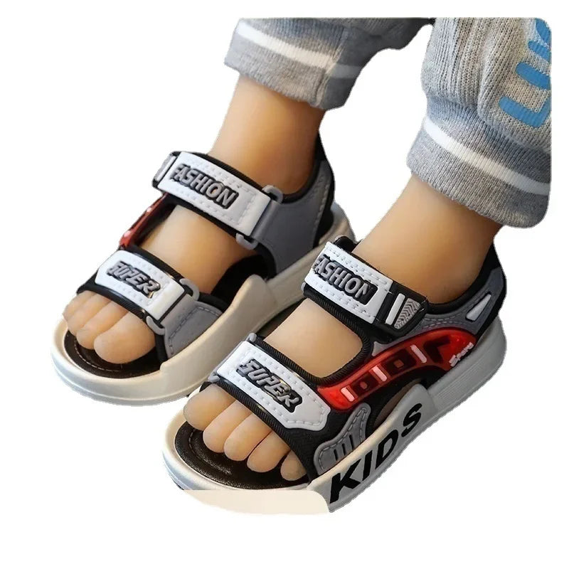 sandalias Boy Fashion Child Sandals Summer Children's Sneakers Anti Slip Soft Sole Casual Beach Shoes Kid Shoes zapatos niña