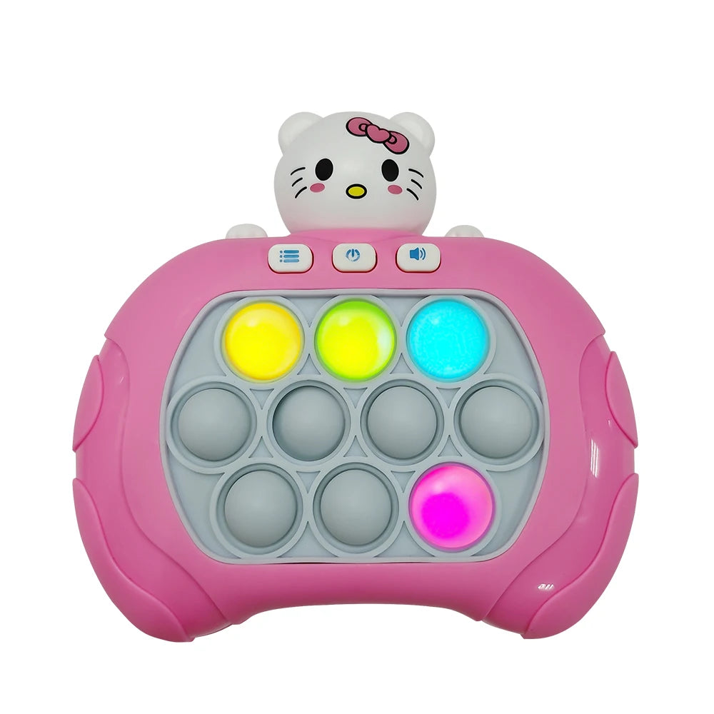 New Cheap Pikachu Quick Push Game Pop Up Fidget Bubble Electronic Pop it Pro Game Light AntiStress Toys For Adult Kids Gift 2025