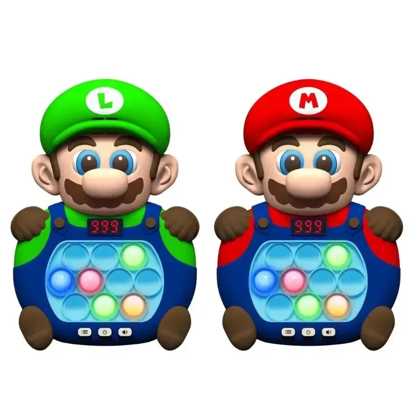 New Kuromi Quick Push Game Pop up Fidget Bubble Electronic Pop it Pro Game Light Stress Relief Toy Adult and Children's Gift Box