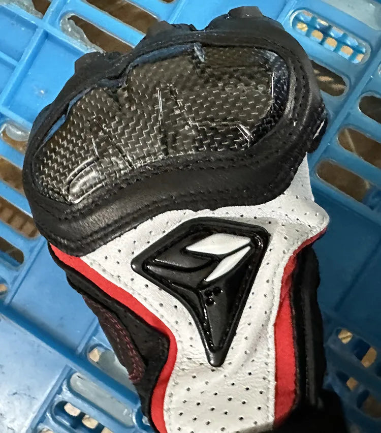 Motorcycle Gloves Genuine Leather Men's Motocross Racing Gloves RST390 391 Gloves Spring Autumn Touch Screen Guantes Moto