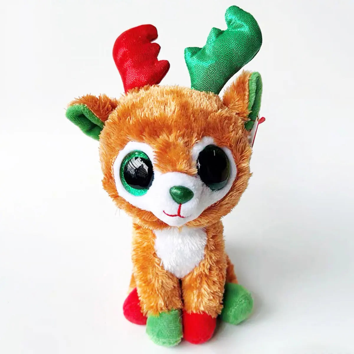 Ty Beanie Big Eyes Plush Animal Toy Unicorn Dolls Penguin Dog Owl Giraffe Ladybug Kangaroo Koala Cat Kids Christmas Gift 15cm