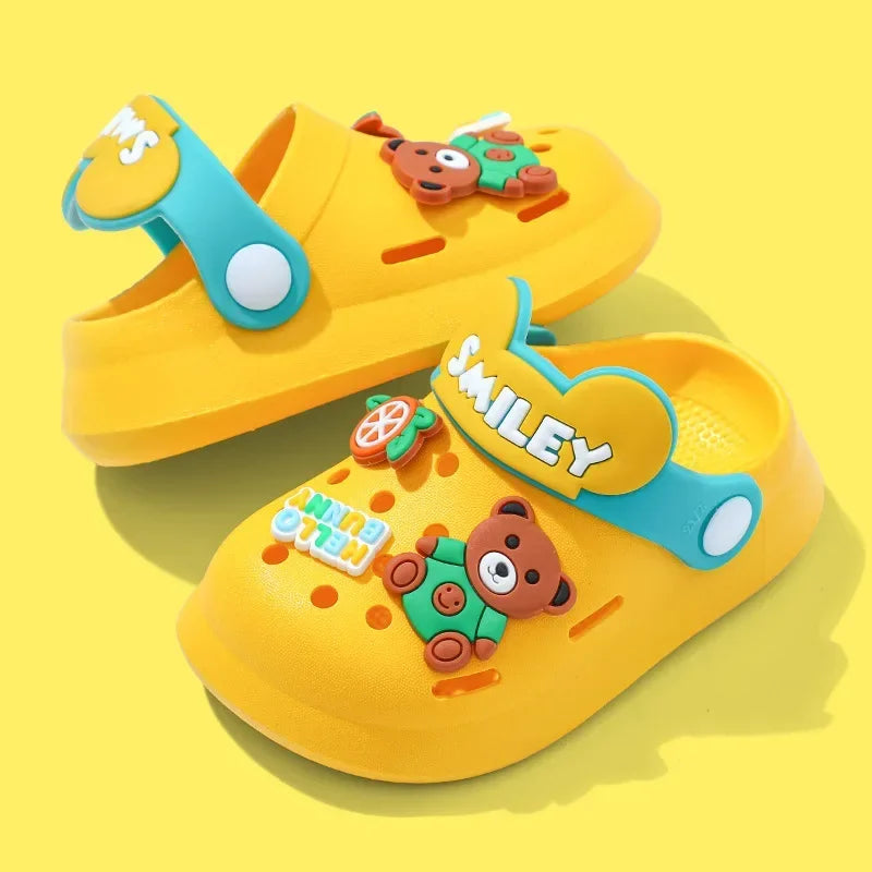 Slippers Baby Shoe Sandals Mules Breathable Boys Girls Sandals with Soft Sole for Indoor Outdoor Activities and Anti-Slip Design