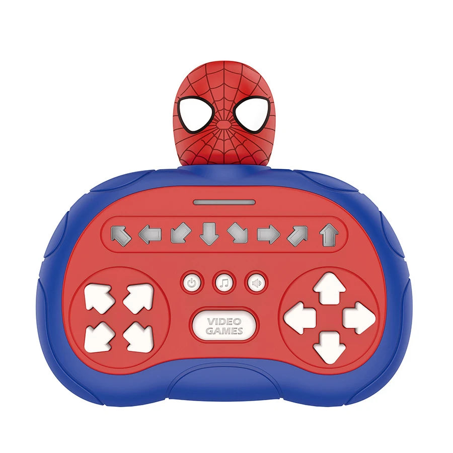 Quick Push Game Pop Up Fidget Bubble Electronic Pop it Pro Game Pikachu Stitch Spider Man Light AntiStress Toys For Kids Gift