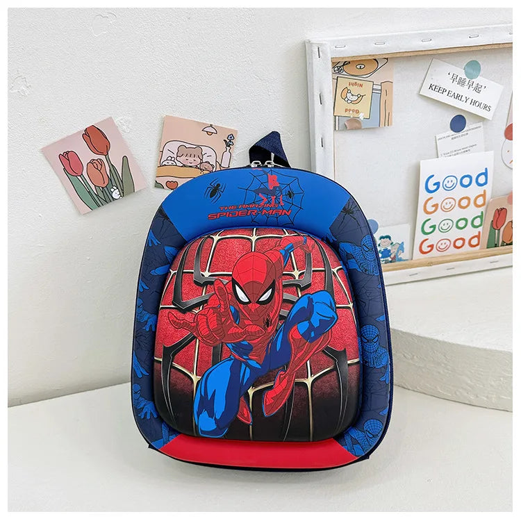 New children backpack kindergarten boys and girls cartoon animation hard shell small schoolbag small class backpack