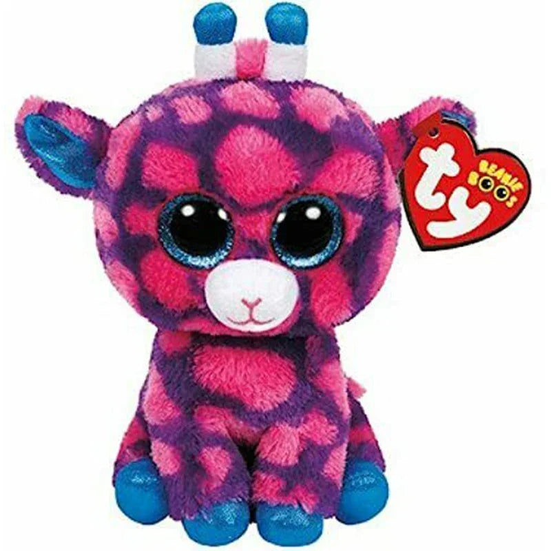 Ty Beanie Big Eyes Plush Animal Toy Unicorn Dolls Penguin Dog Owl Giraffe Ladybug Kangaroo Koala Cat Kids Christmas Gift 15cm