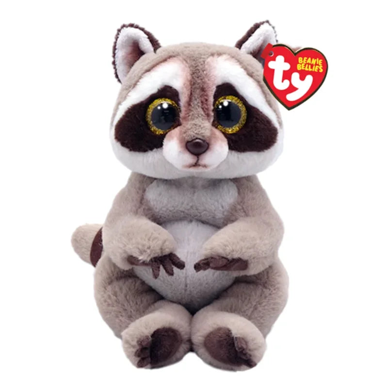 Ty Beanie Big Eyes Plush Animal Toy Unicorn Dolls Penguin Dog Owl Giraffe Ladybug Kangaroo Koala Cat Kids Christmas Gift 15cm