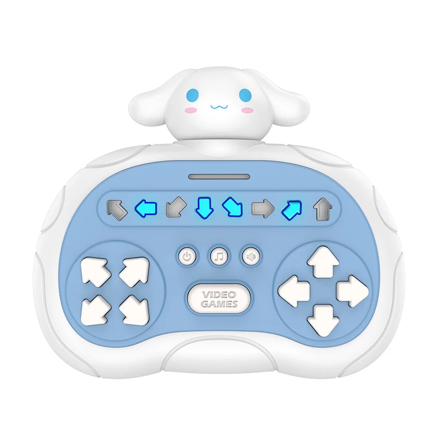 Quick Push Game Pop Up Fidget Bubble Electronic Pop it Pro Game Pikachu Stitch Spider Man Light AntiStress Toys For Kids Gift