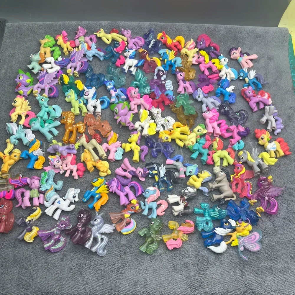 Original Multiple Styles 4-6cm Mini Pet Doll Classic Cartoon Anime Movies Mermaids Unicorn Dolls Girls Holiday Gift Toys