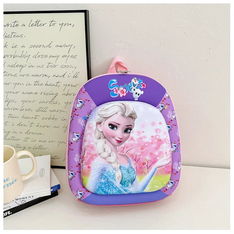 New children backpack kindergarten boys and girls cartoon animation hard shell small schoolbag small class backpack