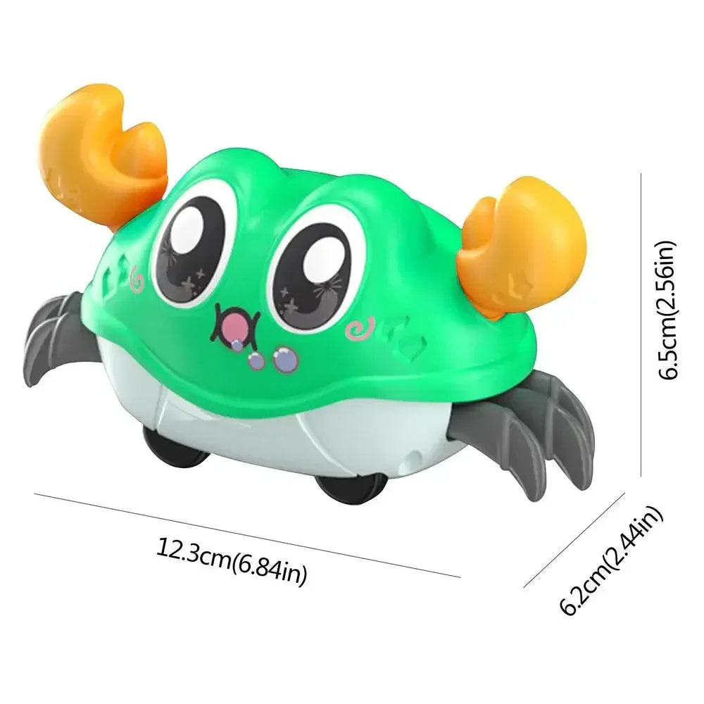 Crawling Crab Tummy Time Walking Dancing Toy Baby Sensory Toys Infant Learning Crawl Gifts Double Force Walking Crawling Toys