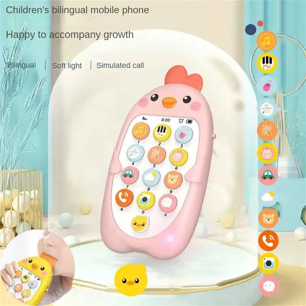 1/2PCS Baby Phone Toy Mobile Telephone Early Educational Learning Machine Kids Gifts Music Sound Machine Electronic Newborn Baby