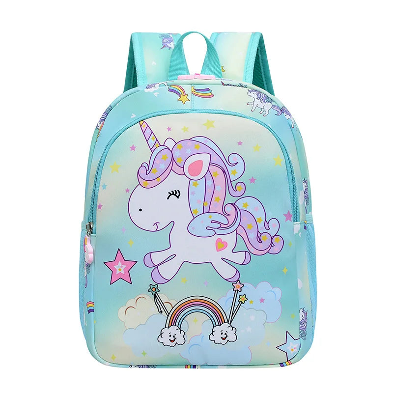 Kindergarten Students Schoolbag Cartoon Cute Unicorn Girl Backpack Fashion Foreign Trade Large Capacity Backpack