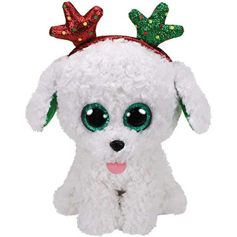 Ty Beanie Big Eyes Plush Animal Toy Unicorn Dolls Penguin Dog Owl Giraffe Ladybug Kangaroo Koala Cat Kids Christmas Gift 15cm