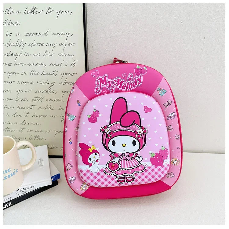 New children backpack kindergarten boys and girls cartoon animation hard shell small schoolbag small class backpack