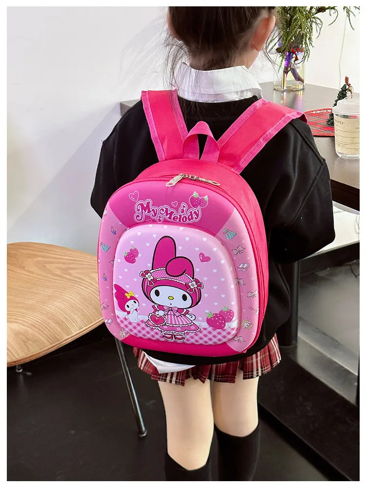 New children backpack kindergarten boys and girls cartoon animation hard shell small schoolbag small class backpack