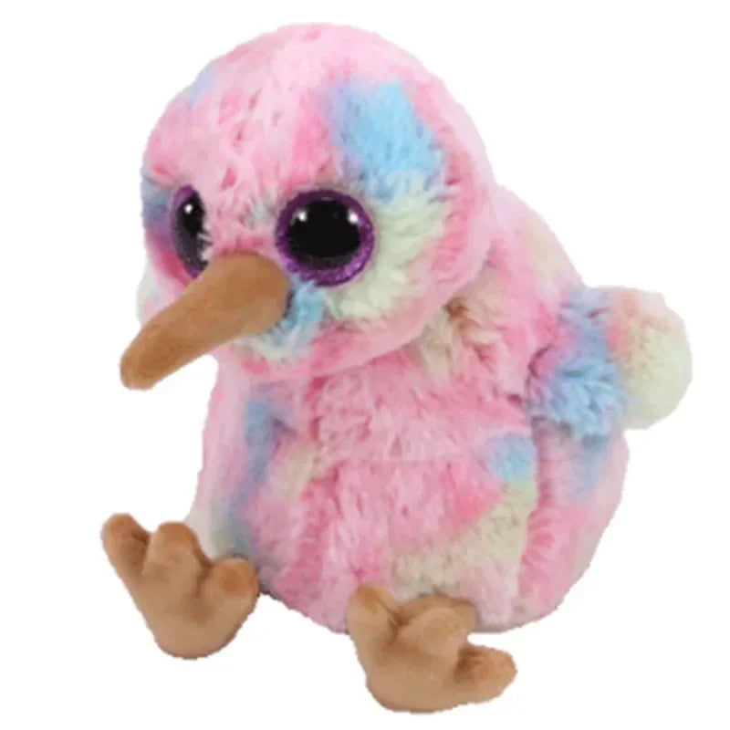 Ty Beanie Big Eyes Plush Animal Toy Unicorn Dolls Penguin Dog Owl Giraffe Ladybug Kangaroo Koala Cat Kids Christmas Gift 15cm