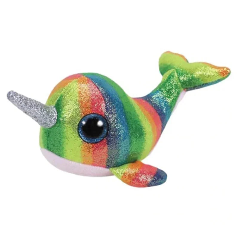 Ty Beanie Big Eyes Plush Animal Toy Unicorn Dolls Penguin Dog Owl Giraffe Ladybug Kangaroo Koala Cat Kids Christmas Gift 15cm