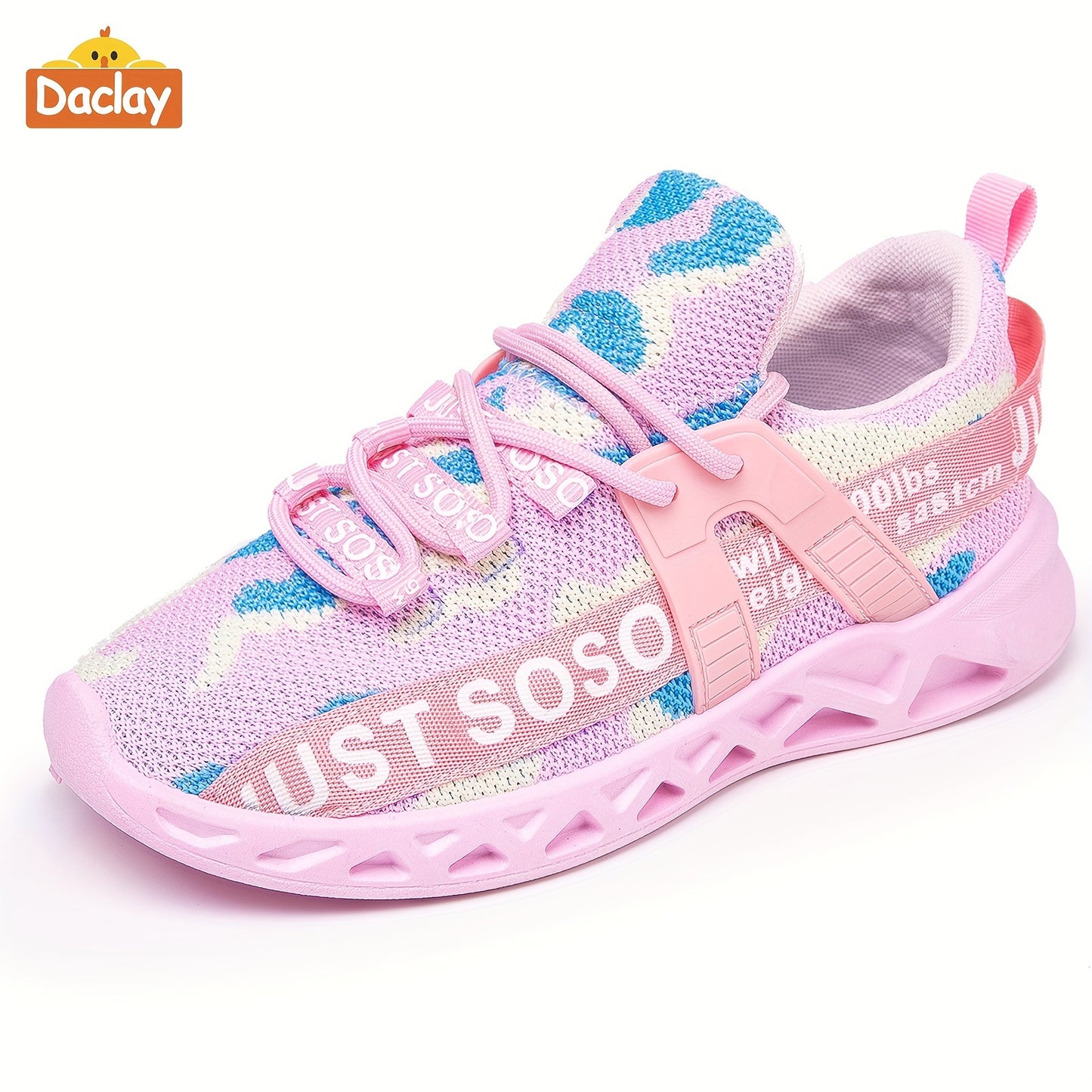 Daclay kids running shoes sports breathable girls and boys tennis shoes kids shoes casual sports shoes