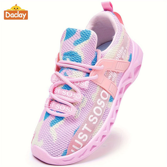 Daclay kids running shoes sports breathable girls and boys tennis shoes kids shoes casual sports shoes