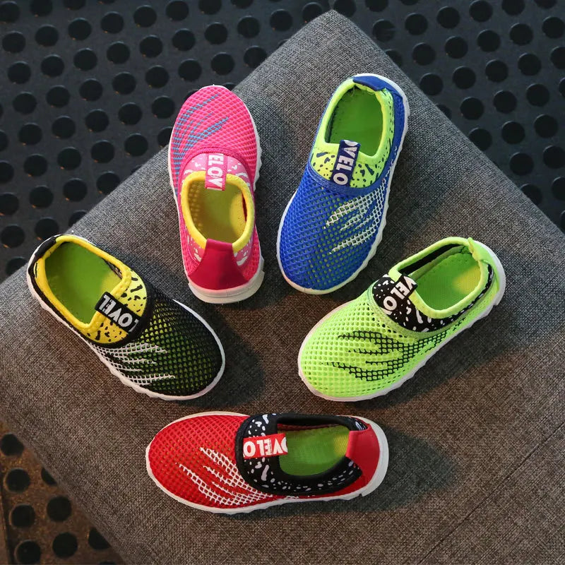 Size 21-38 New Mesh Kids Sneakers Lightweight Children Shoes Casual Breathable Boys Shoes Non-slip Girls Sneakers Zapatillas