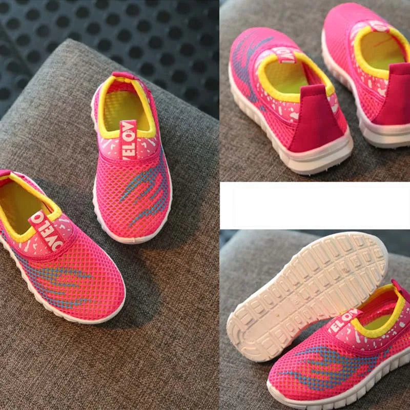 Size 21-38 New Mesh Kids Sneakers Lightweight Children Shoes Casual Breathable Boys Shoes Non-slip Girls Sneakers Zapatillas