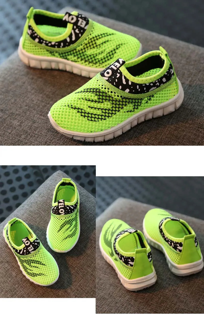 Size 21-38 New Mesh Kids Sneakers Lightweight Children Shoes Casual Breathable Boys Shoes Non-slip Girls Sneakers Zapatillas