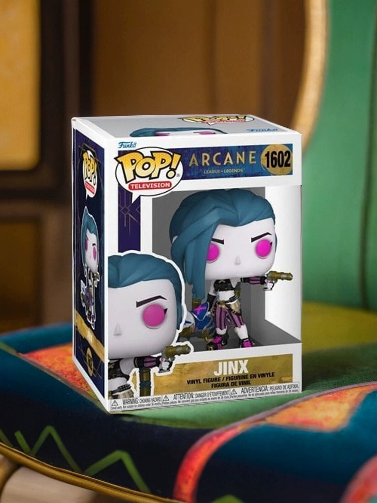 Funko POP League of Legends: Battle of Two Cities, Jinx, Weix, Caitlin, Victor's Handmade Desktop Ornament, Birthday Gift