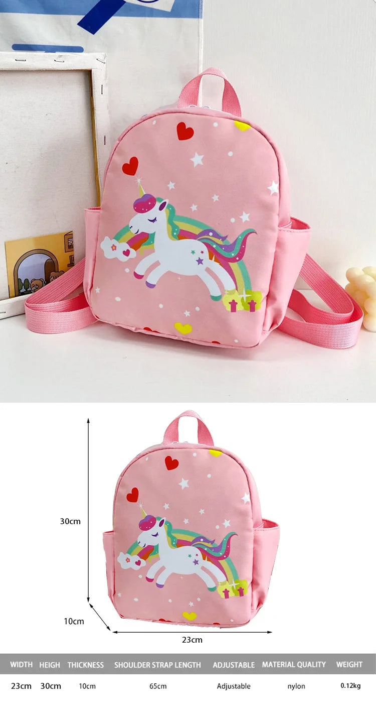 1 PCS New Kids Backpack School Bag Cute Animal Print Backpack
