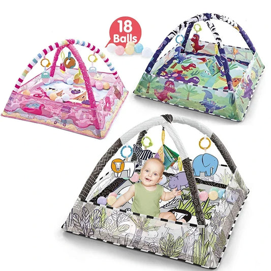 Multifunctional Fitness Frame For Children Educational Mat Crawling Blanket Infant Play Rug Kids Activity Mat Gym Baby Toys Gift