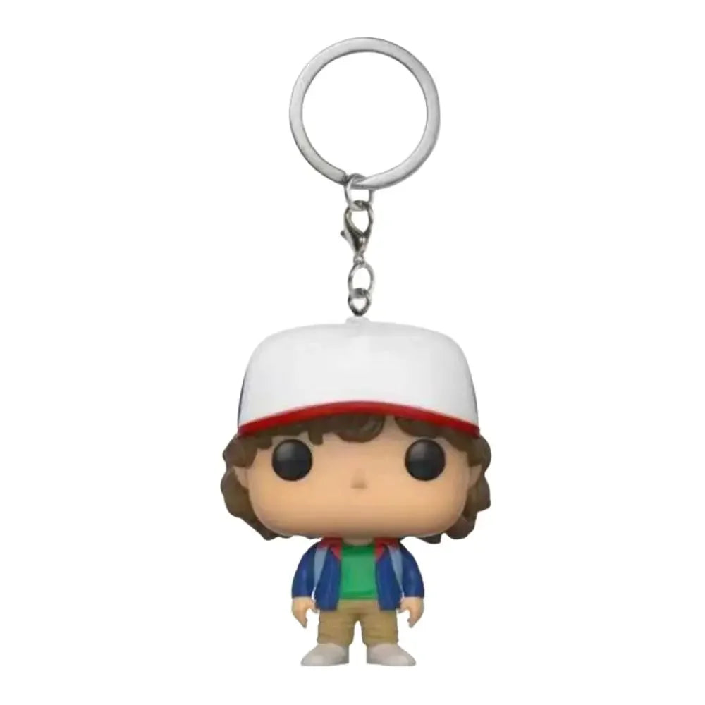 LLavero de bolsillo de Stranger Things, figuras de acción de Dustin Eleven, Freddy, Steve, Robin, Barb, Juguetes