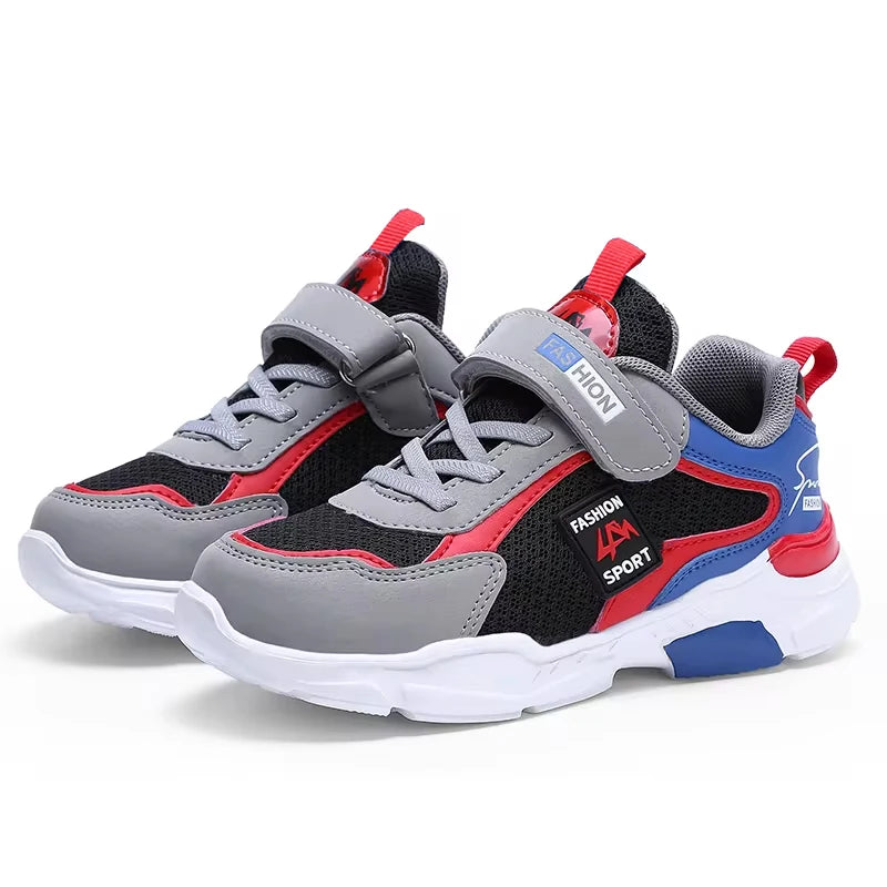 Children Sport Shoes Boys Fashion Mesh Breathable Casual Sneakers Lightweight Running Shoes Comfort