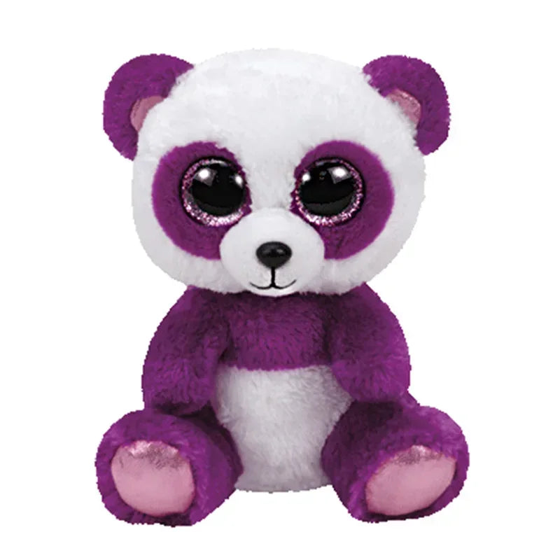 Ty Beanie Big Eyes Plush Animal Toy Unicorn Dolls Penguin Dog Owl Giraffe Ladybug Kangaroo Koala Cat Kids Christmas Gift 15cm
