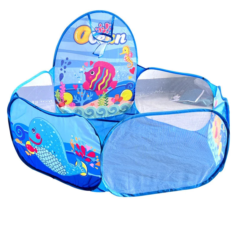 1.2M Portable Baby Pools Ball Pit Dry Pool Balls Cartoon Children's Pool Balls Outdoor Games Kids Playpen Ball Box Baby Pool
