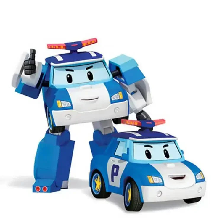 New Silverlit Robocar Korea Robot Kids Toys Transformation Anime Action Figure Poli Toys For Children Playmobil Juguetes