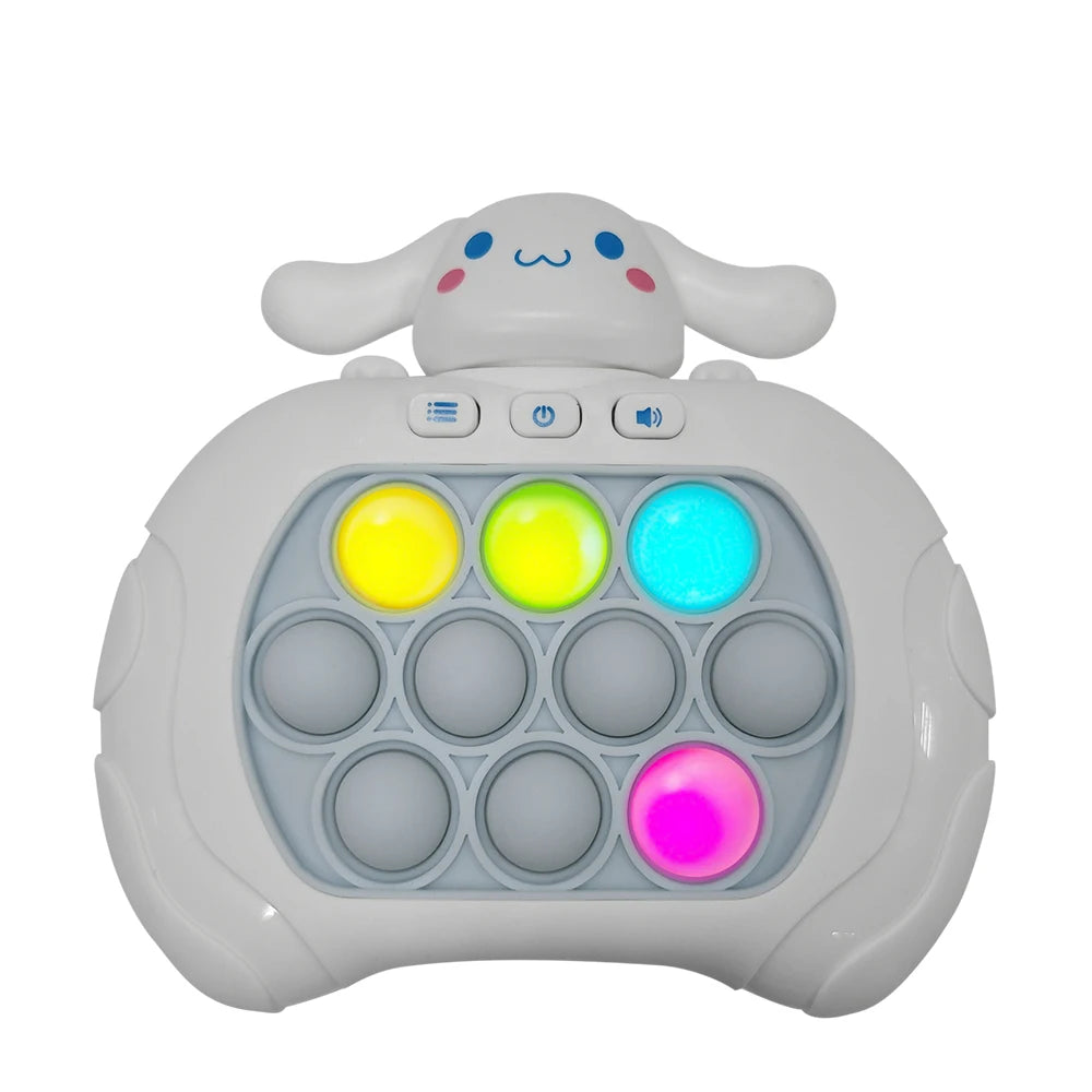 2026 New Spider-Man Quick Push Game Pop Up Fidget Bubble Electronic Pop it Pro Game Light AntiStress Toys For Adult Kids Gift