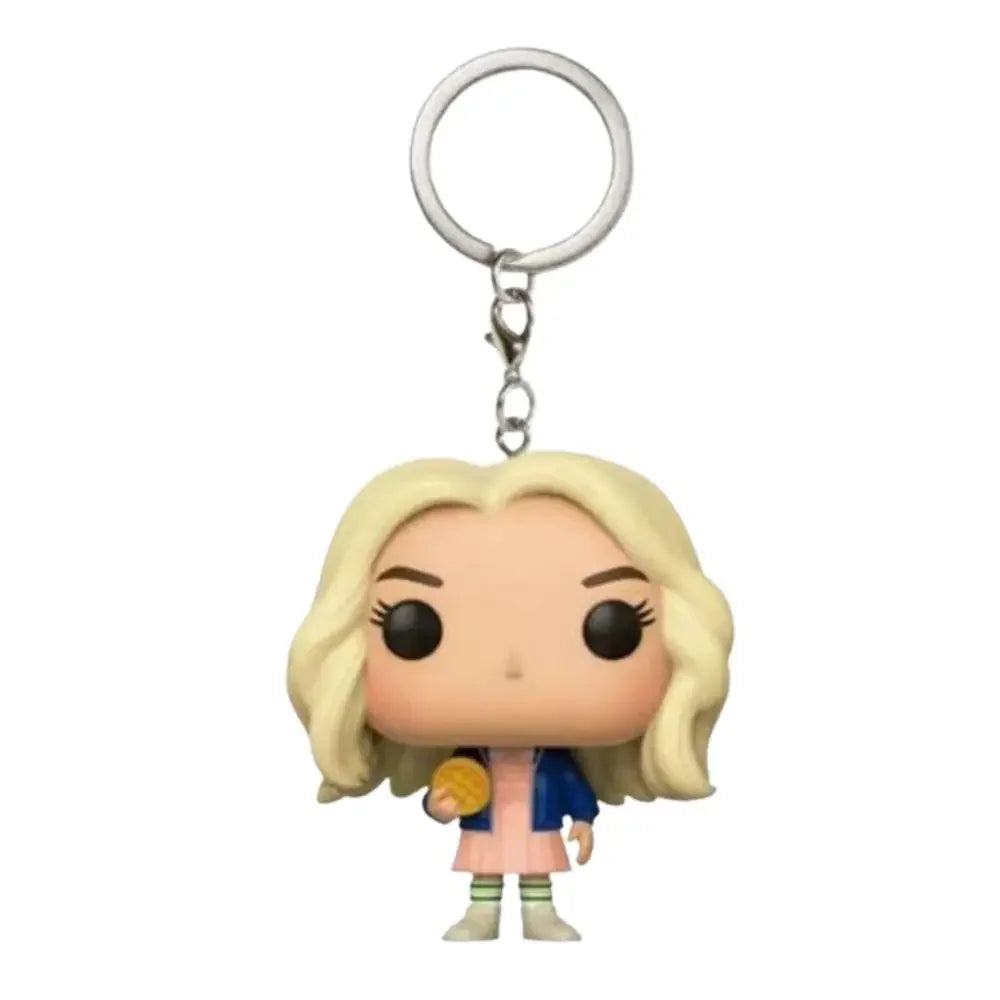 LLavero de bolsillo de Stranger Things, figuras de acción de Dustin Eleven, Freddy, Steve, Robin, Barb, Juguetes