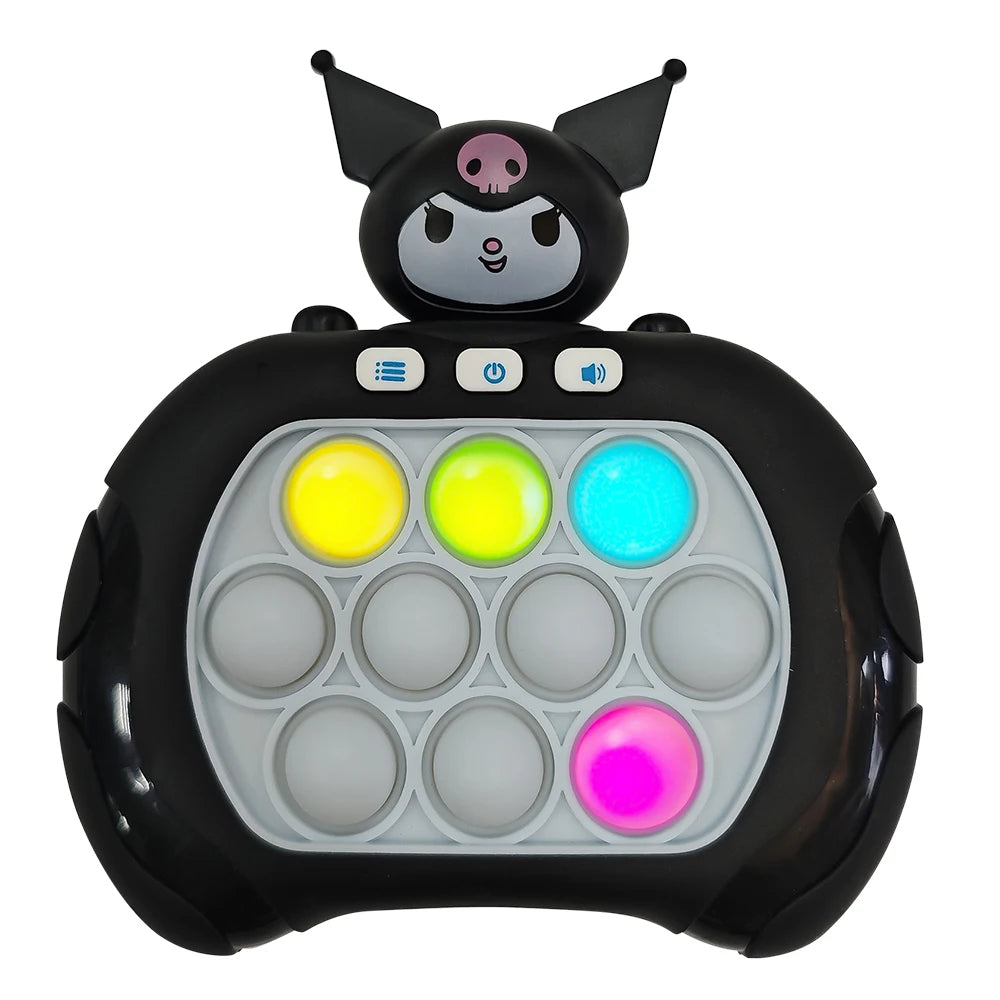 2026 New Spider-Man Quick Push Game Pop Up Fidget Bubble Electronic Pop it Pro Game Light AntiStress Toys For Adult Kids Gift
