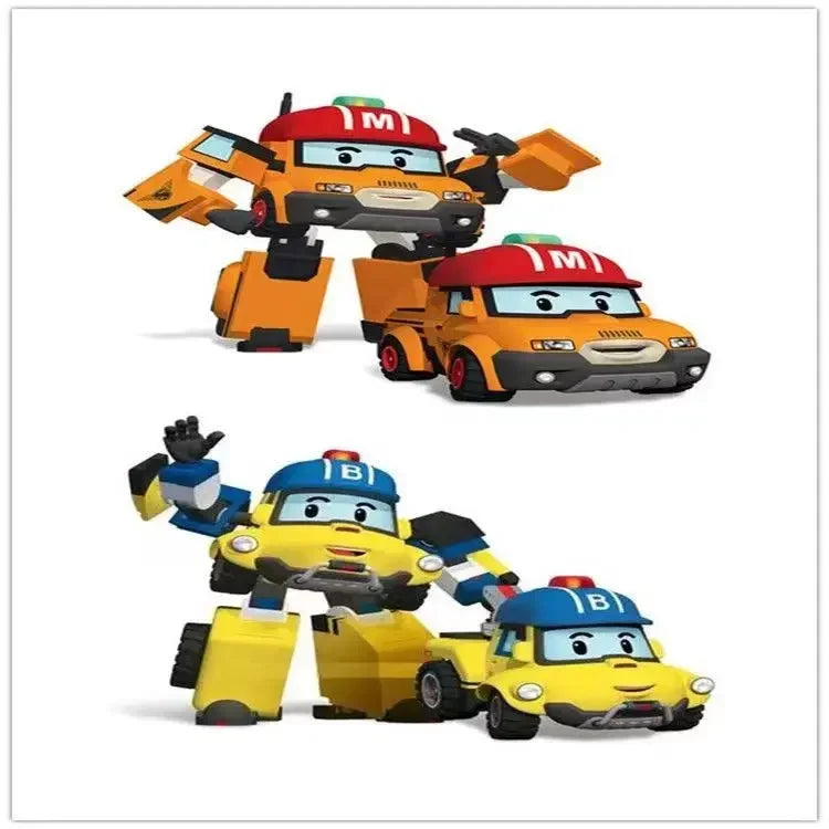 New Silverlit Robocar Korea Robot Kids Toys Transformation Anime Action Figure Poli Toys For Children Playmobil Juguetes