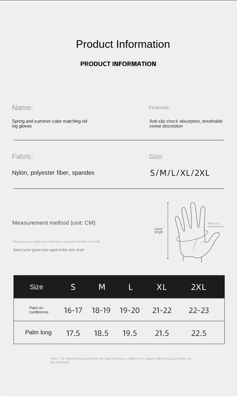 Summer Breathable Motorcycle Gloves Touch Screen Men Women MTB Bike Gloves Macaron Color Motorbike Riding Bicycle Gloves