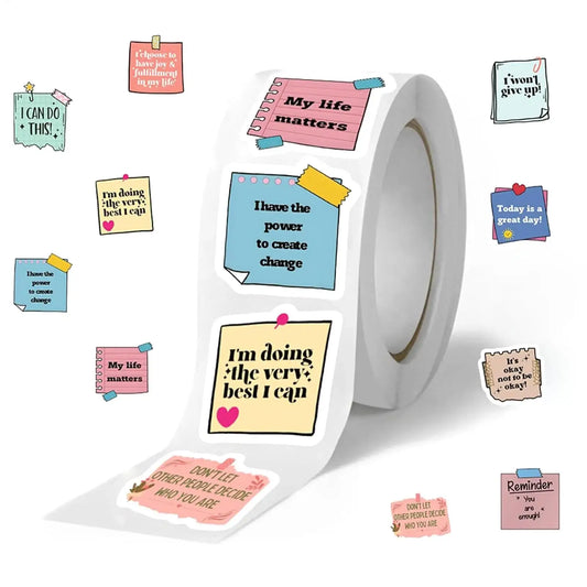 500pcs Motivational Stickers School Reward Stickers for Kids Students, inspiring phrases, encouraging quotes, cute stickers