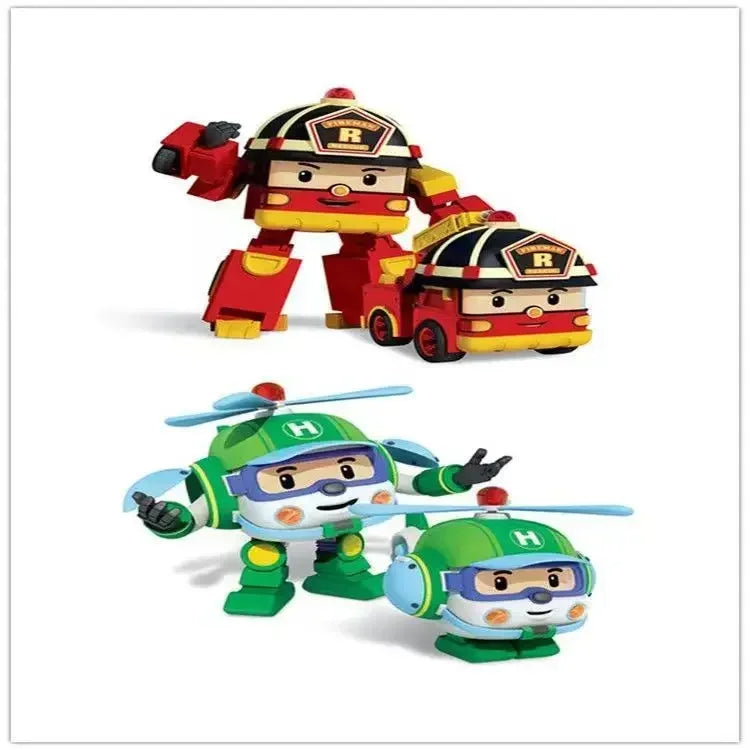 New Silverlit Robocar Korea Robot Kids Toys Transformation Anime Action Figure Poli Toys For Children Playmobil Juguetes
