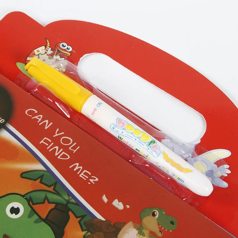 Magic Water Drawing Book - Reusable Montessori Toddler Toy, Mess-Free Painting for Early Education