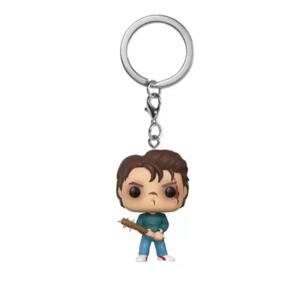 LLavero de bolsillo de Stranger Things, figuras de acción de Dustin Eleven, Freddy, Steve, Robin, Barb, Juguetes