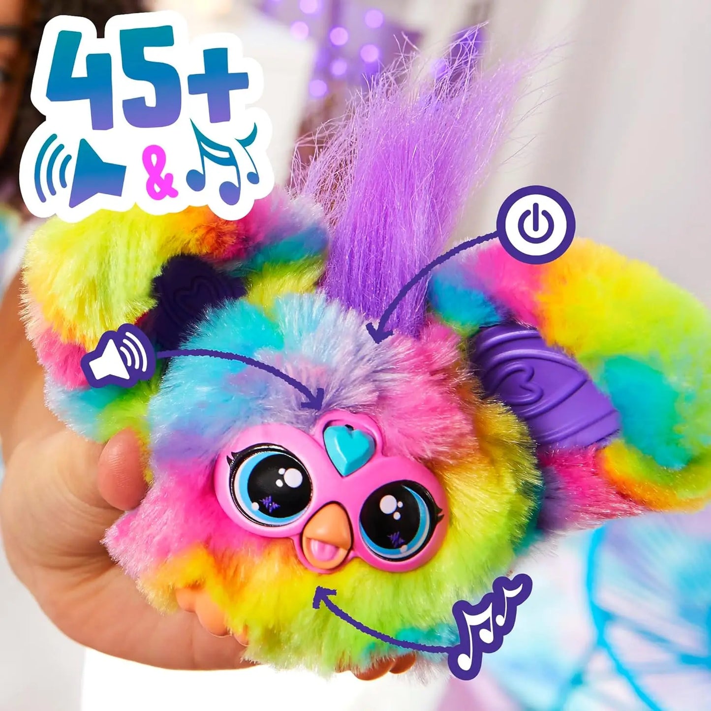 Hasbro Furby Furblets Mini Friend with Sounds & Music Collectible and Cute Electronic Children's Gril Gifts Boys