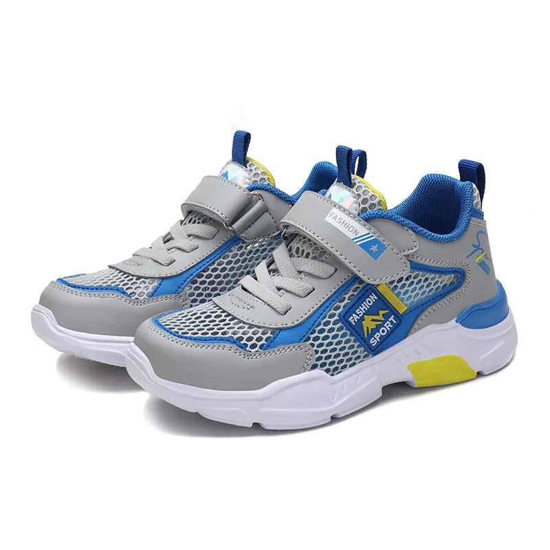 Single Net Children's Shoes Boys Sneakers Summer Breathable Non-slip Surface Girls Casual Tennis Sports Running Outdoor Shoes